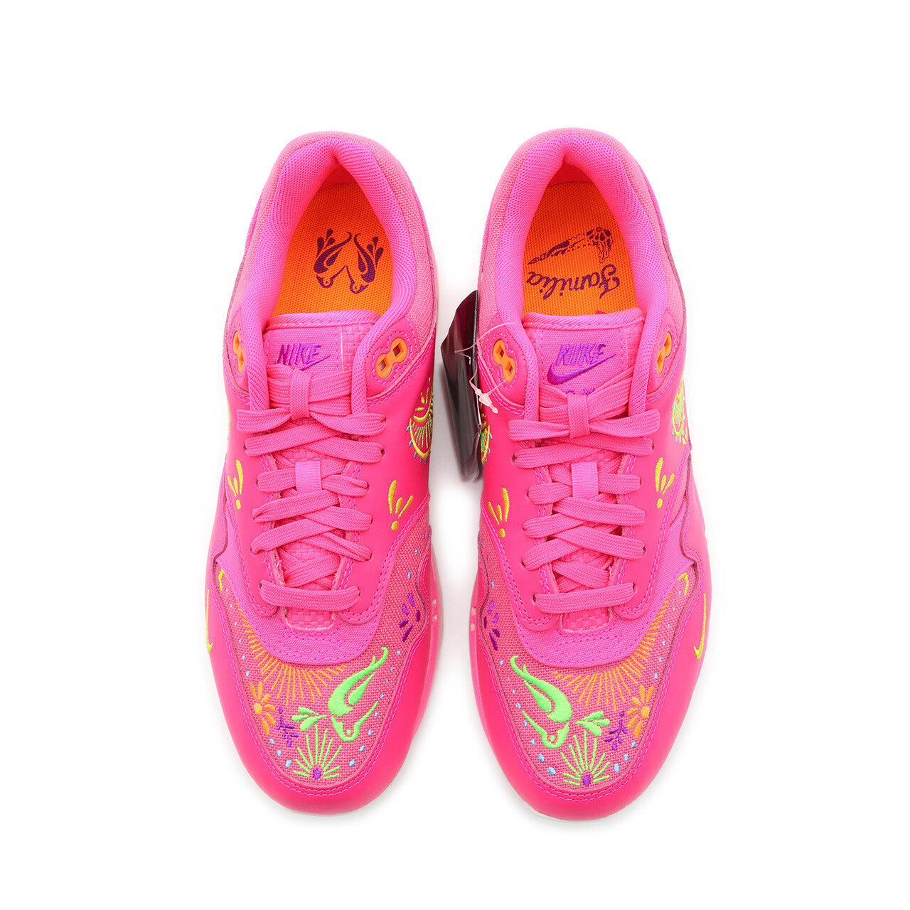 FQ8172-645 Nike Air Max 1 PRM Dia De Muertos Hyper Pink Sail Opti Yellow (Men's)