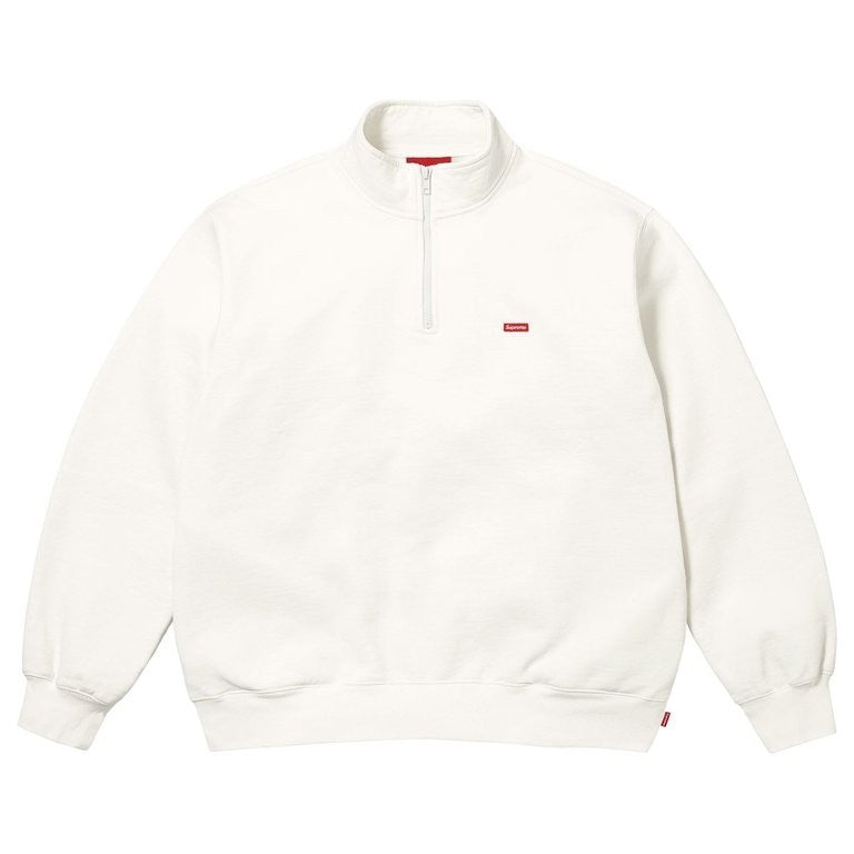 Supreme Small Box Half Zip Pullover (26SS) White