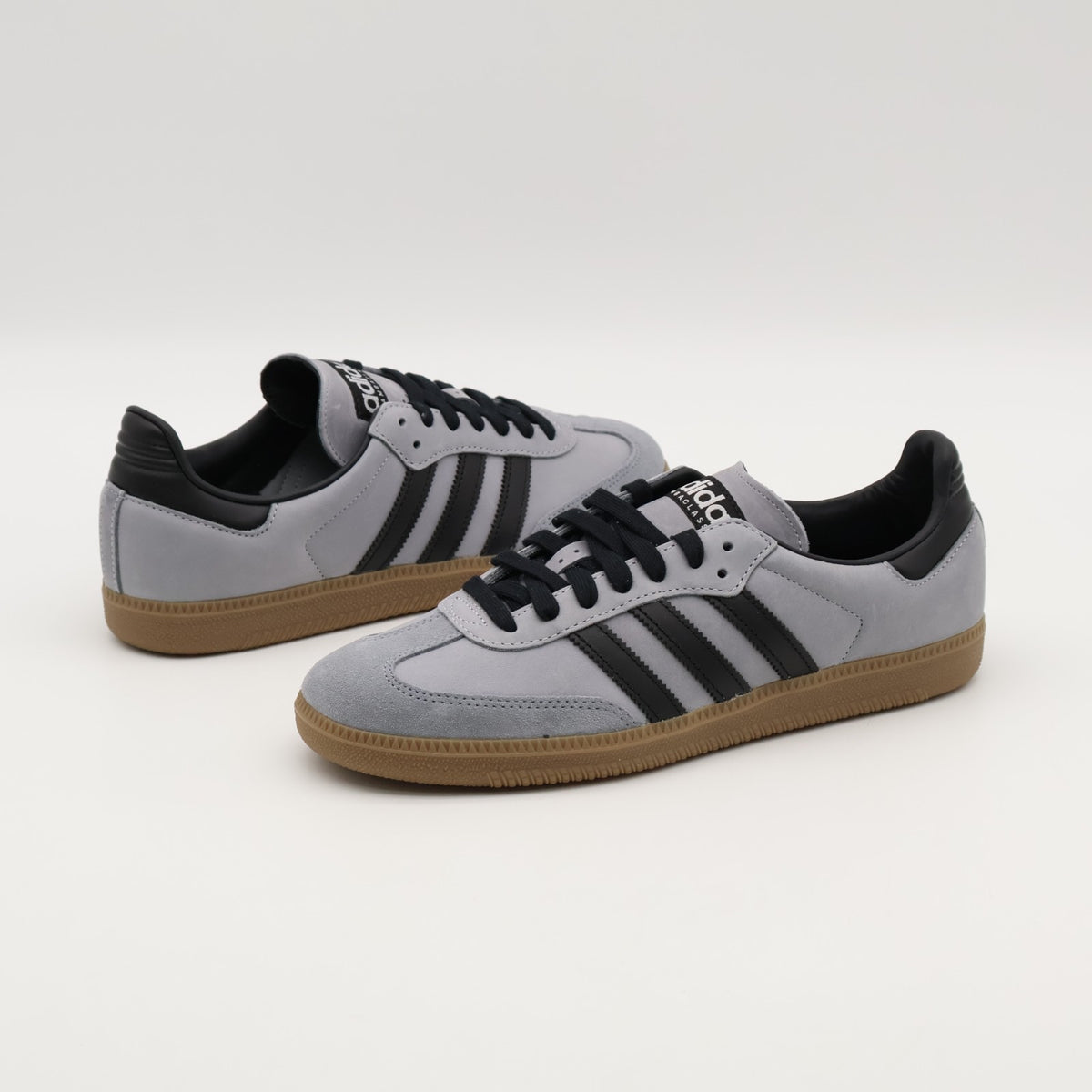 IE9164 adidas Samba OG Halo Silver Core Black Brown Desert (Men's)
