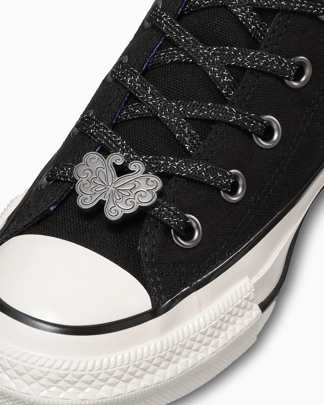 31318040 ANNA SUI Converse All Star Aged Hi Black Purple (Men's)