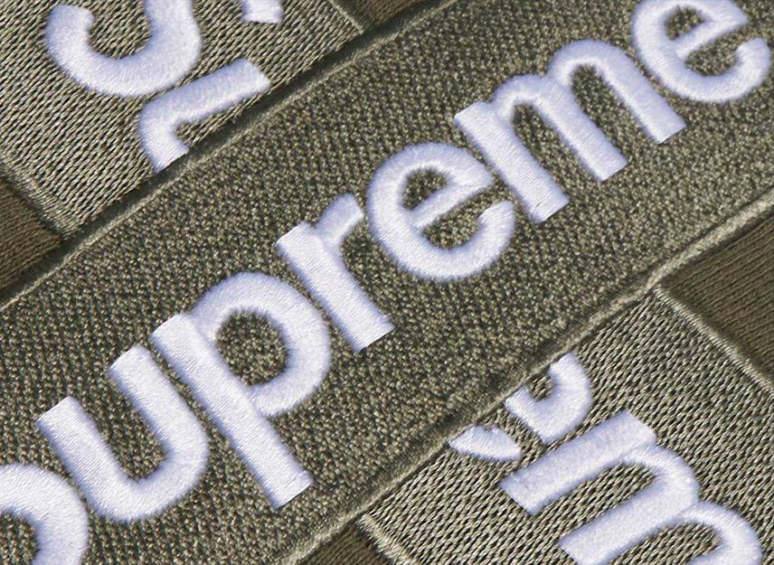 Supreme Cross Box Logo Hooded Sweatshirt Light Olive