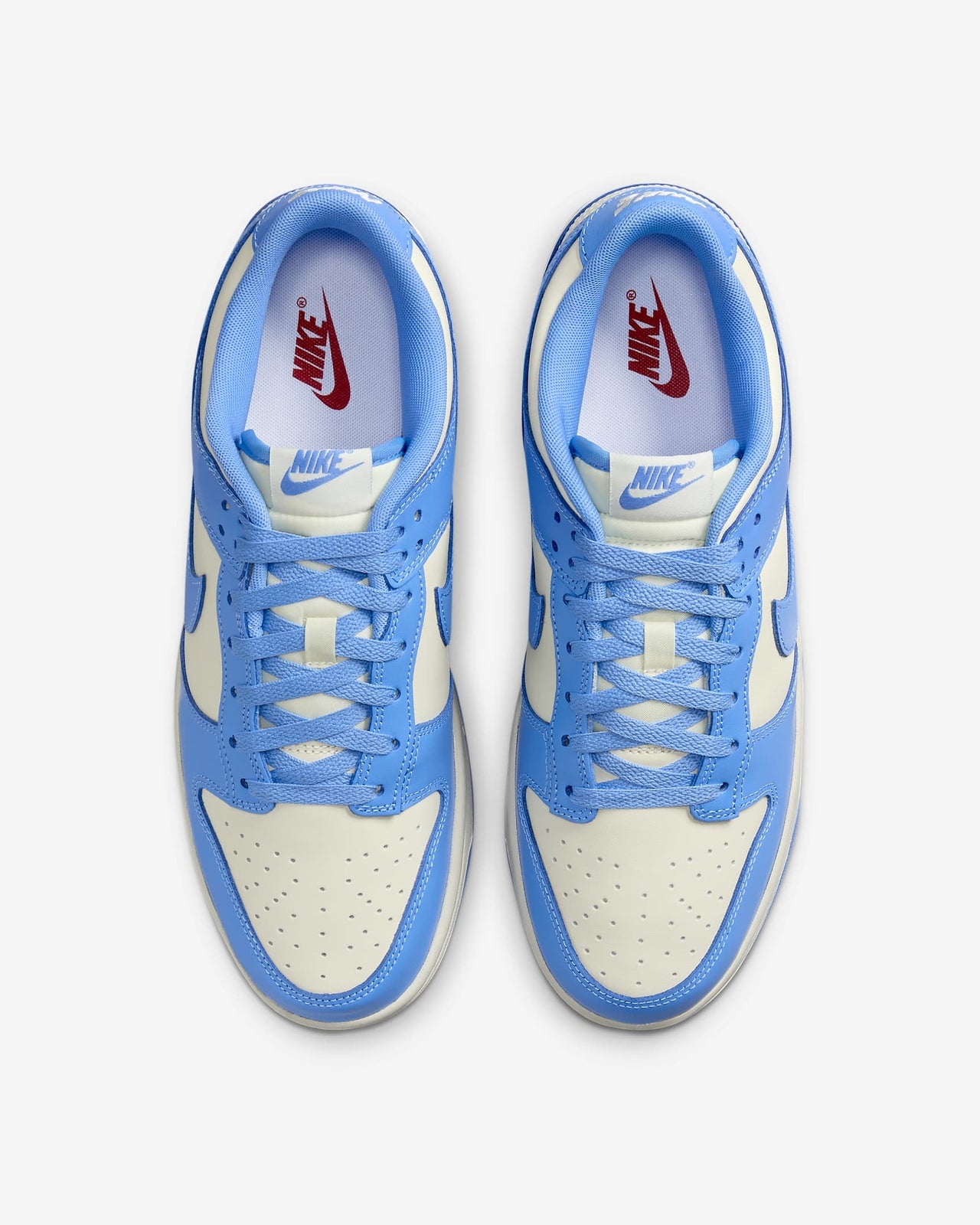 DV0833-113 Nike Dunk Low Coconut Milk Gym Red Sail University Blue (Men's)