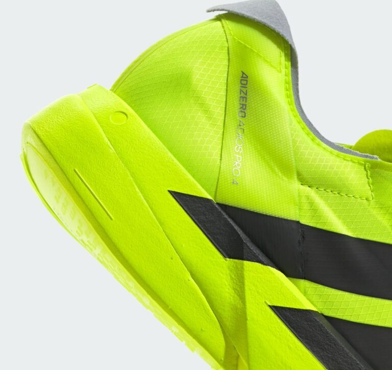 JR6364 adidas Adizero Adios Pro 4 Lucid Lemon Core Black Halo Silver (Men's)