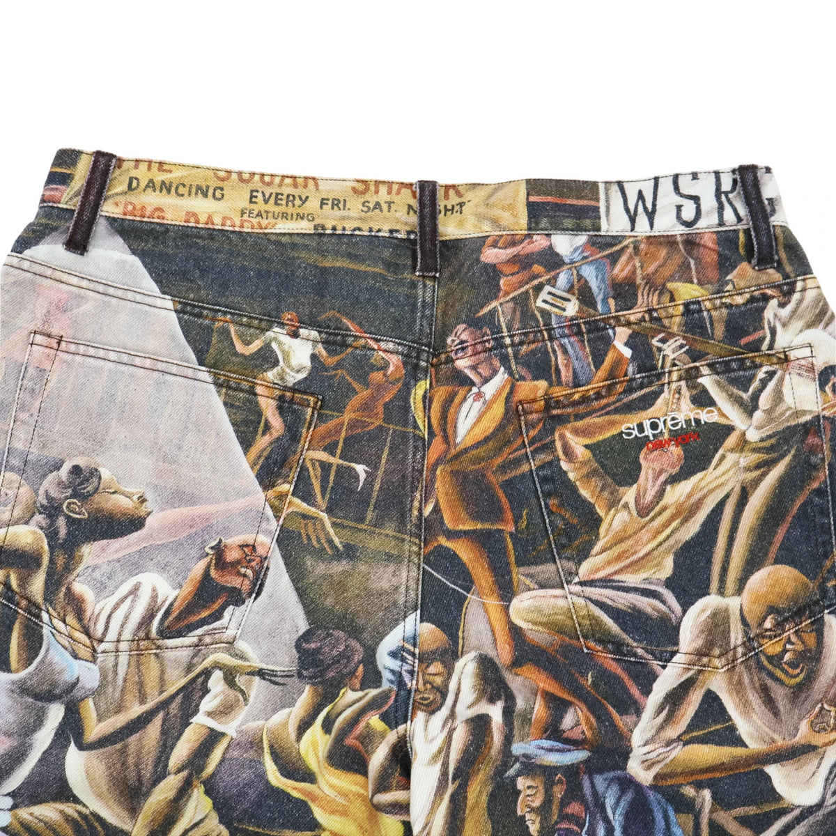 Supreme Ernie Barnes Baggy Denim Short Dance