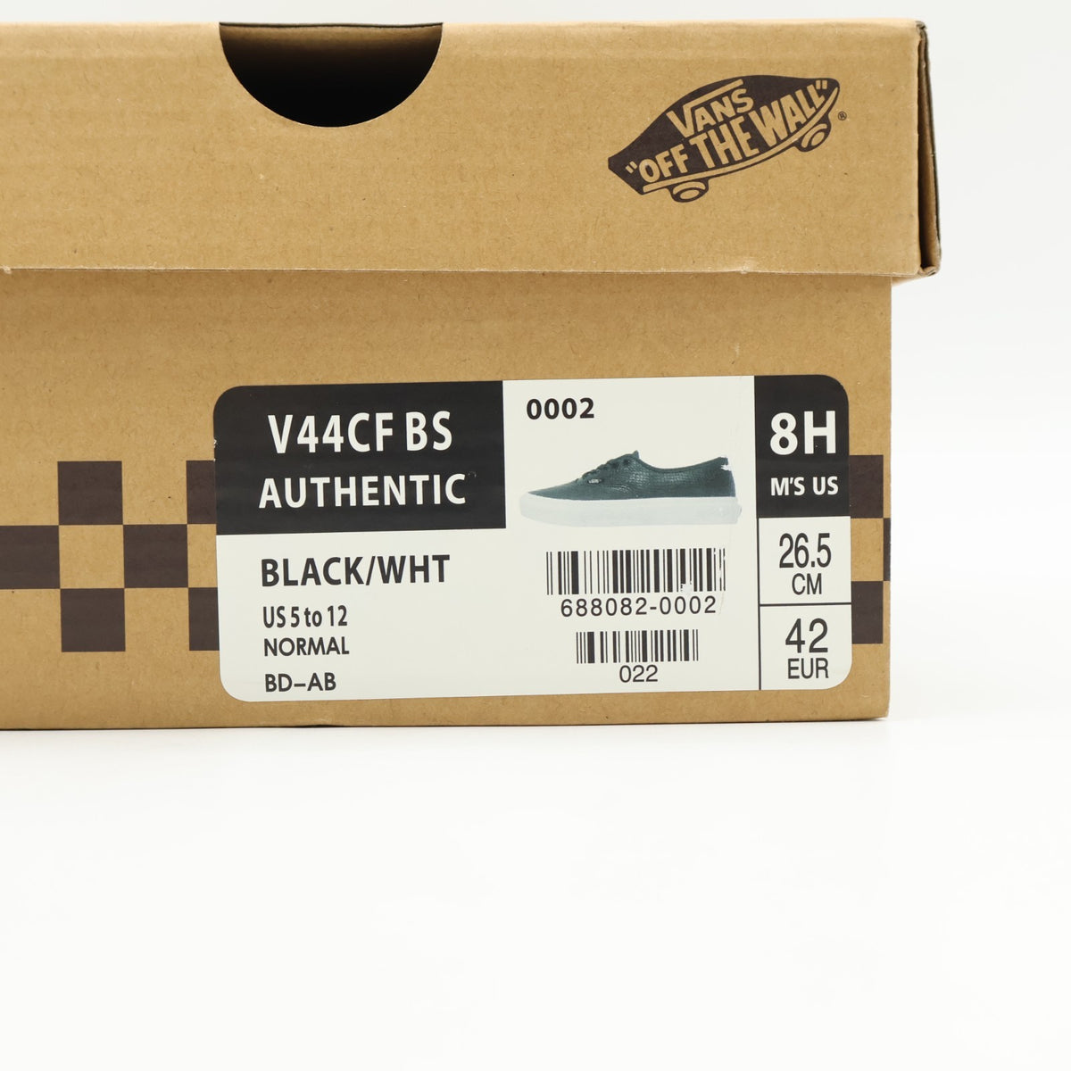 688082-0002 BILLY'S Exclusive Vans Authentic Year of the Snake Black (Men's)