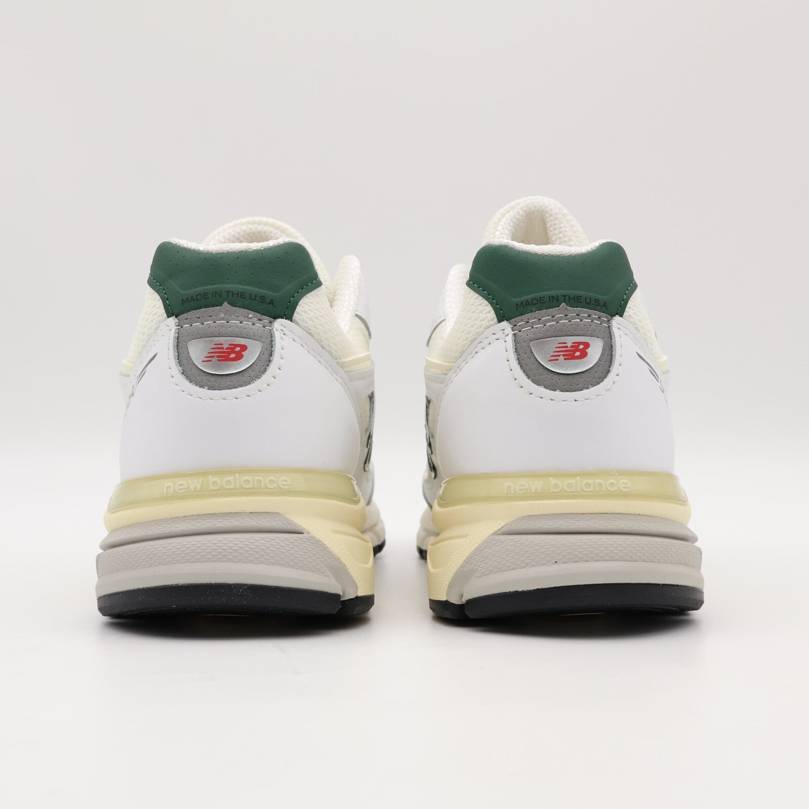 U990TC4 New Balance 990V4 White Green Made in USA (Men's)