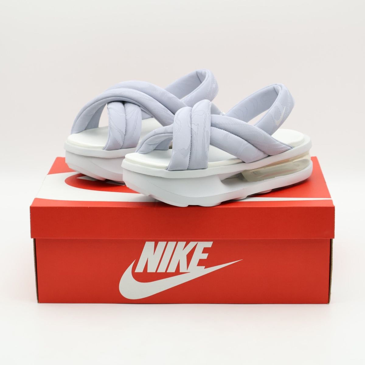 HJ8168-001 Nike Air Max Isla Sandals Wolf Grey Pure Platinum Summit  (Women's)