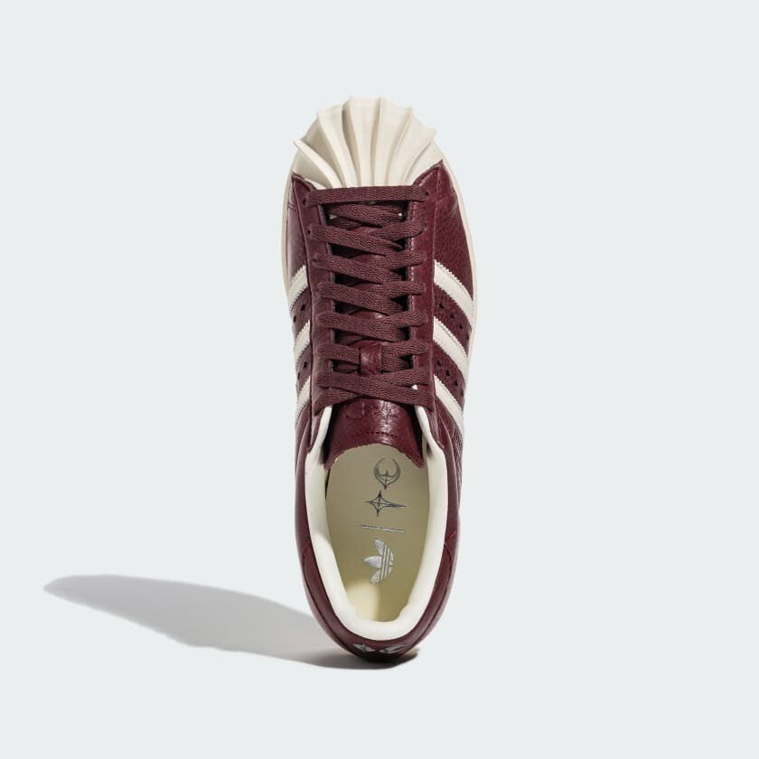 JS1908 THUG CLUB Ã adidas Originals Superstar Vintage College Burgundy (Men's)