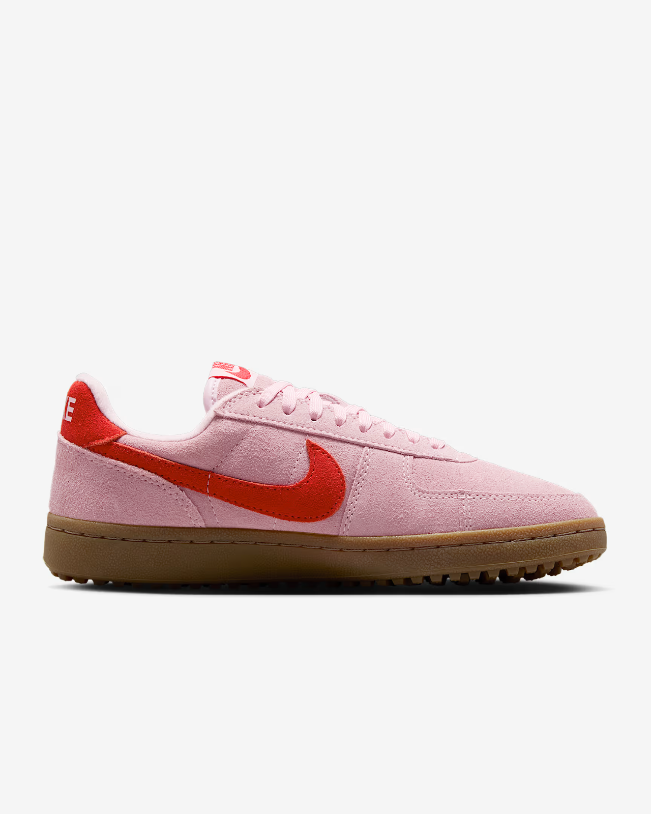 IF1743-602 Nike Field General Suede  Shoes Pink Foam Gum Dark Brown (Women's)