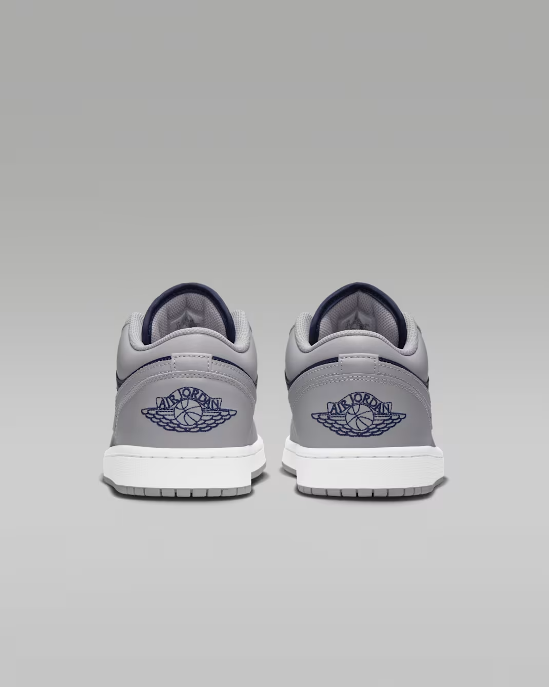 553558-058 Nike Air Jordan 1 Low "Tech Grey/White" (Men's)