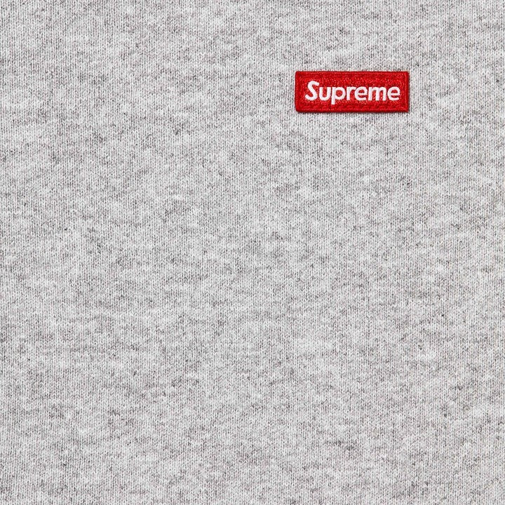 Supreme Small Box Zip Up Hooded Sweatshirt HeatherGray