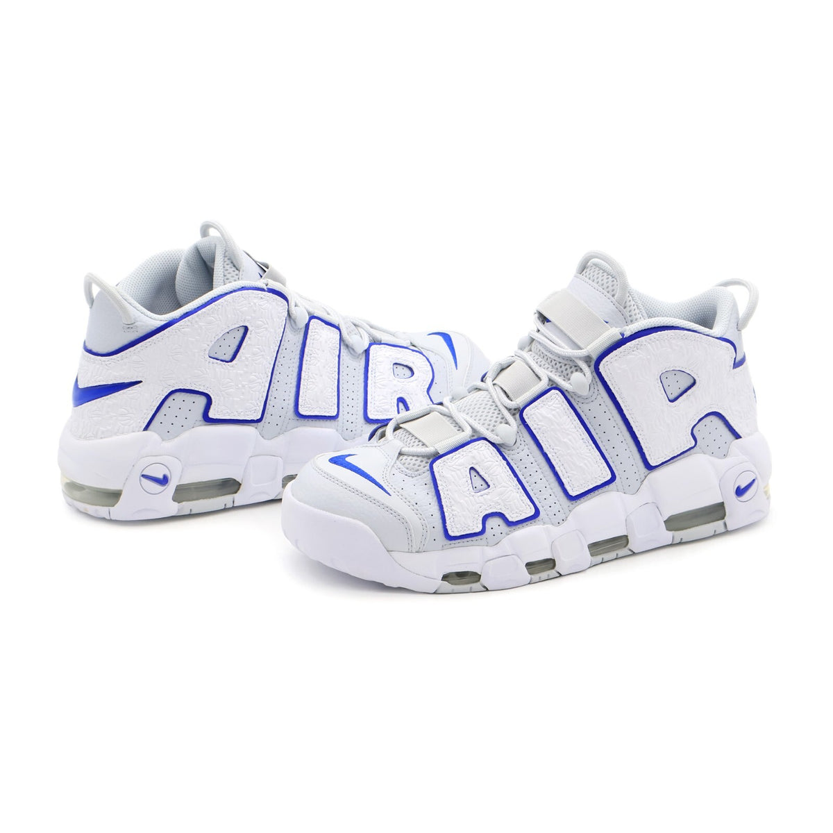 FD0669-100 Nike Air More Uptempo Embossed White Royal Blue (Men's)