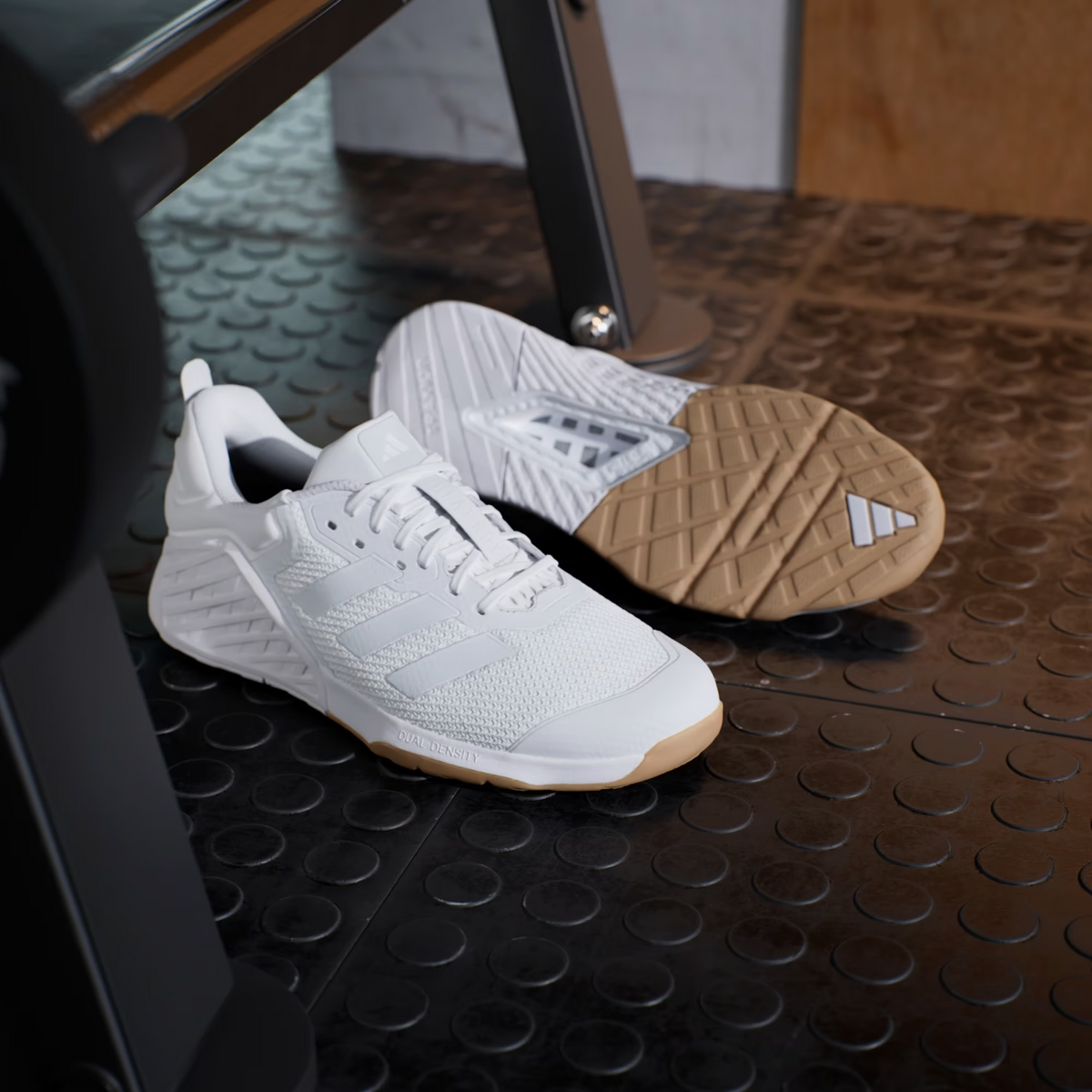 ID8628 adidas Dropset 3 Cloud White Crystal White (Men's)
