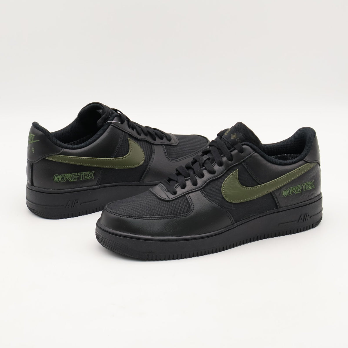 HV3959-010 Nike Air Force 1 Low GORE-TEX Black Cargo Khaki (Men's)
