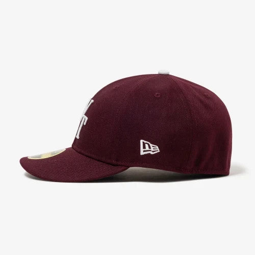 378639 WTAPS 59Fifty Low Profile Cap Poly Twill New Era Maroon 242NENED-HT02