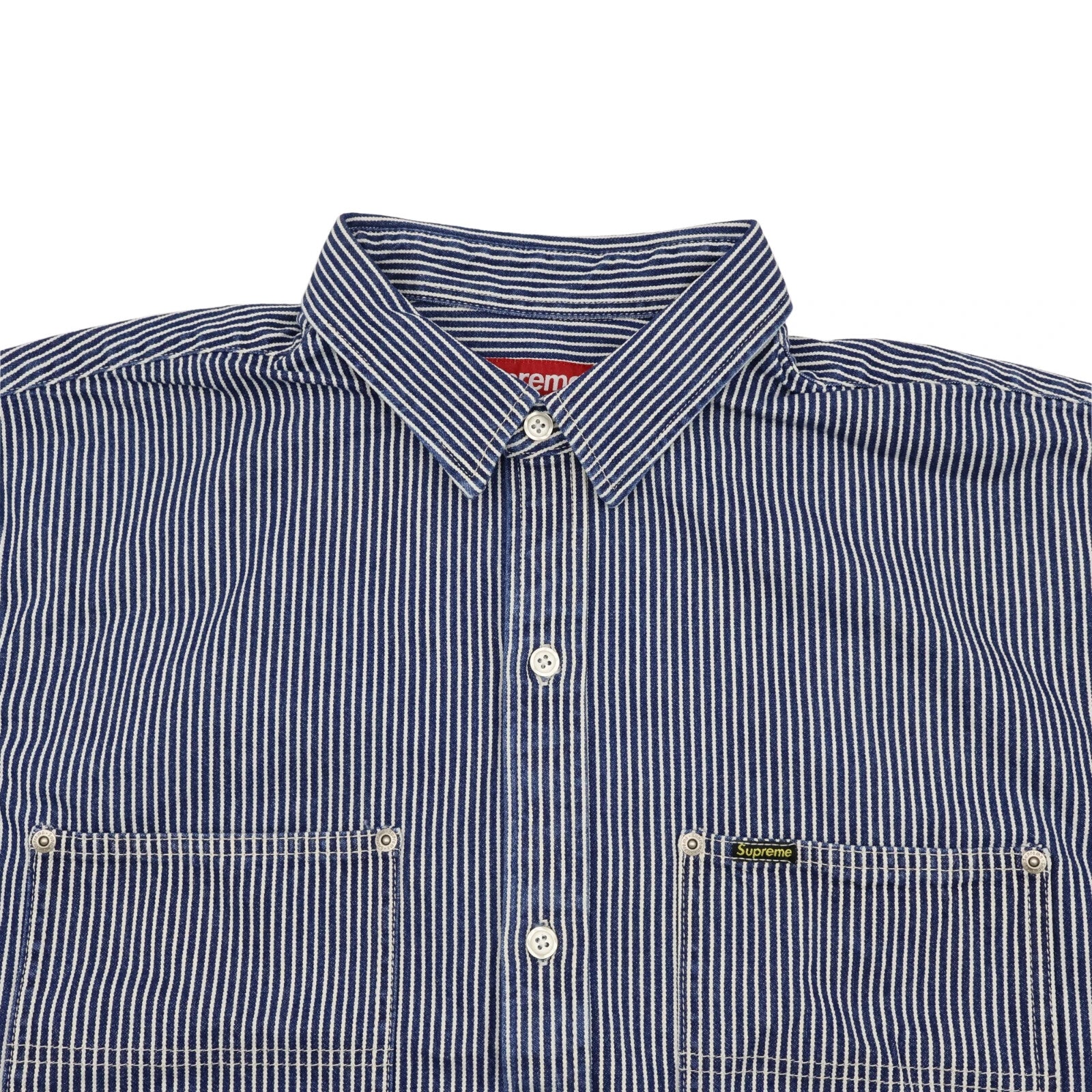 Supreme Loose Fit S/S Denim Painter Shirt Stripe