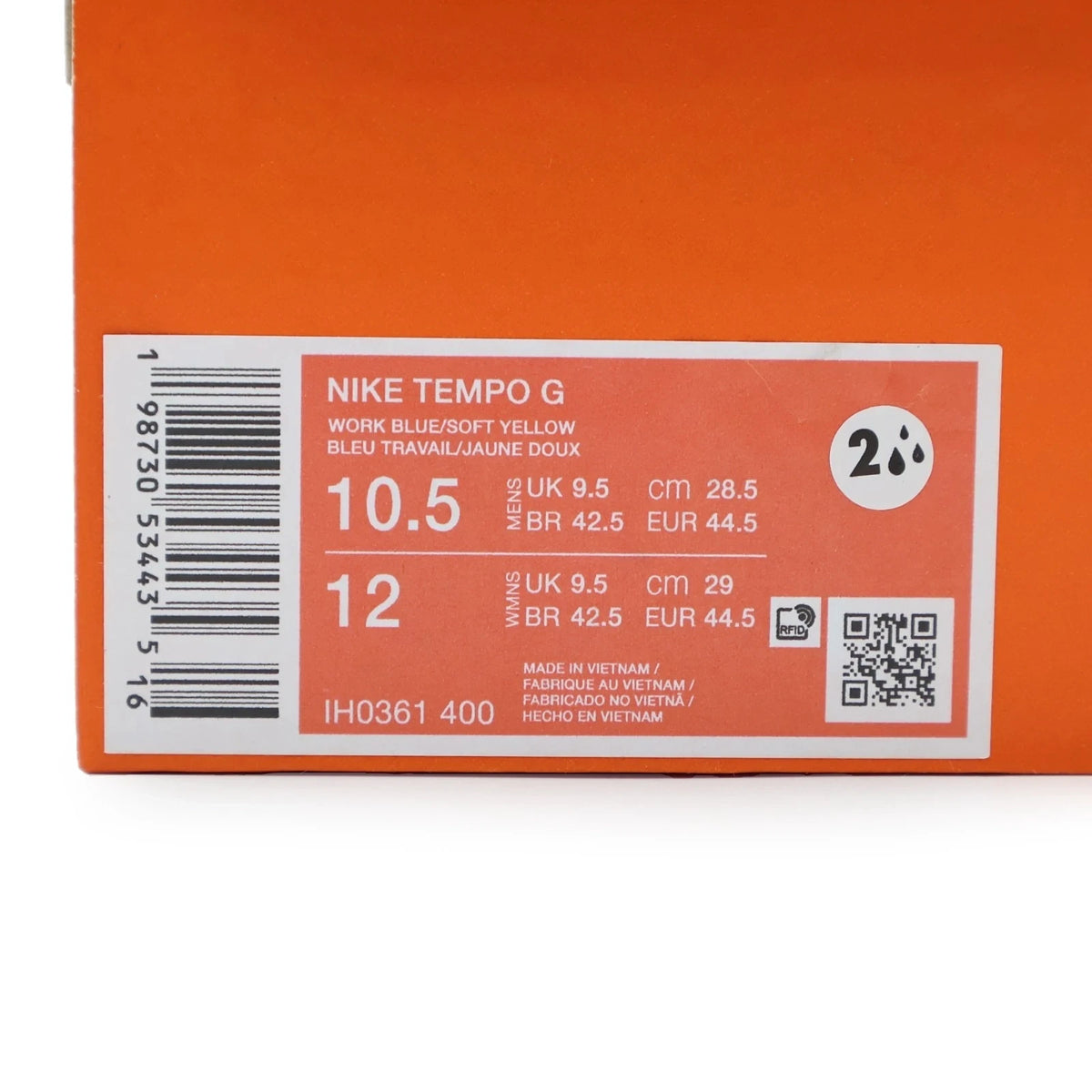 IH0361-400 Nike Tempo Golf "Work Blue/Midnight Navy"