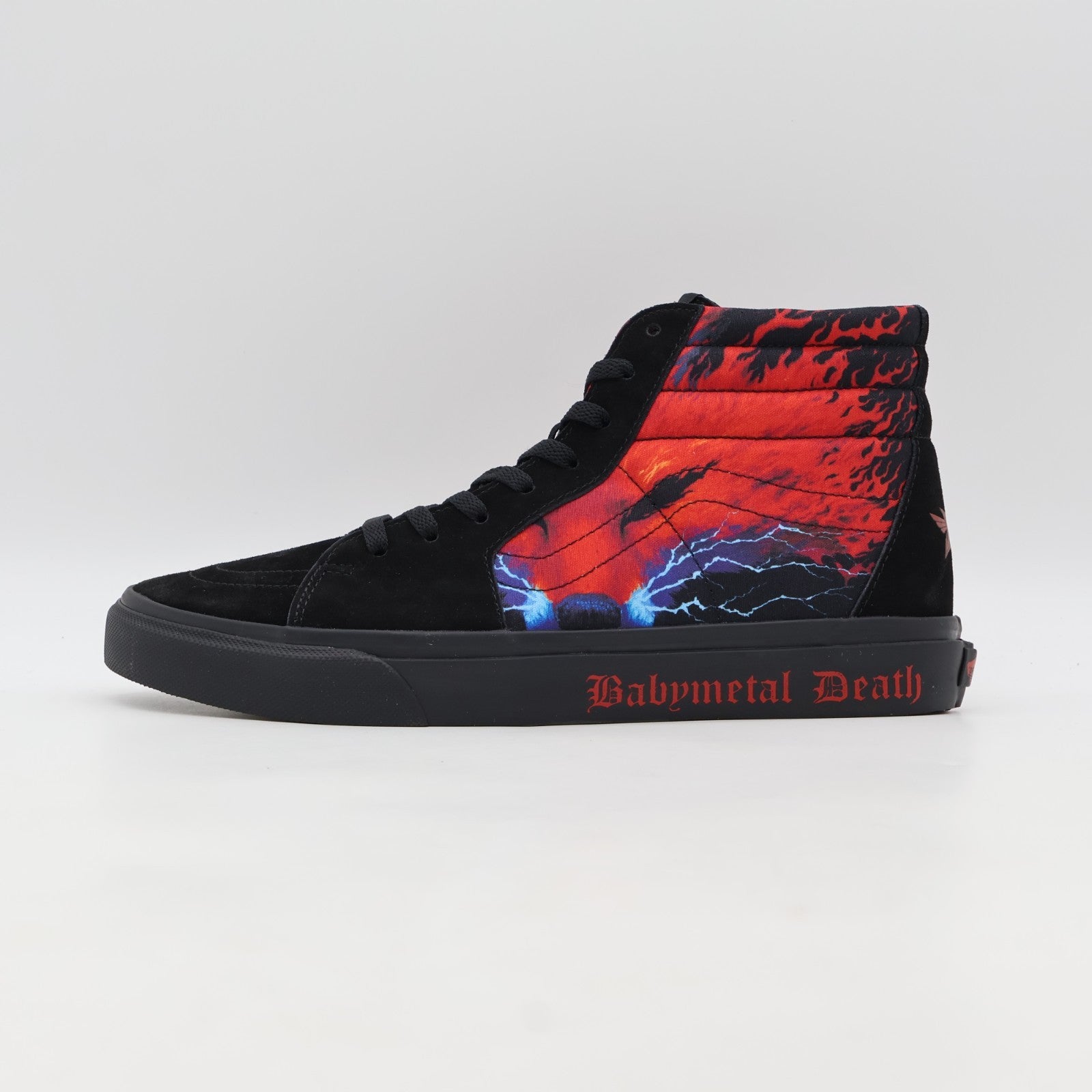 703001-0001 BABYMETAL Vans Sk8-Hi Black Red (V38CF BABYMETAL) (Men's)