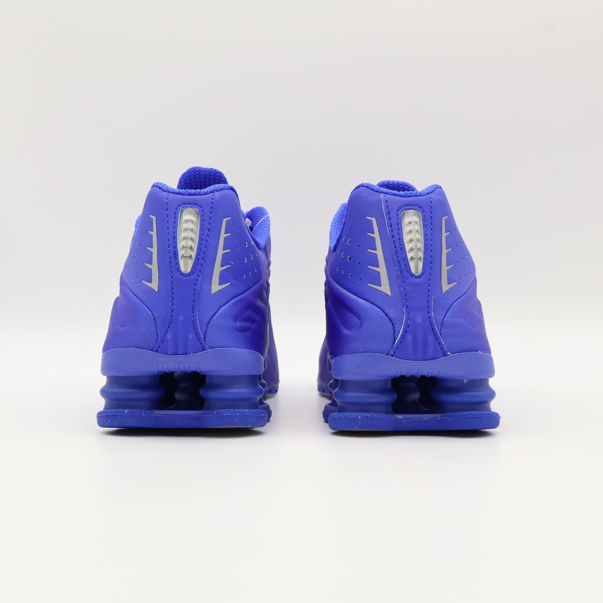 HJ7303-445 Nike Women's Shox R4 Racer Blue and Metallic Silver (Women's)