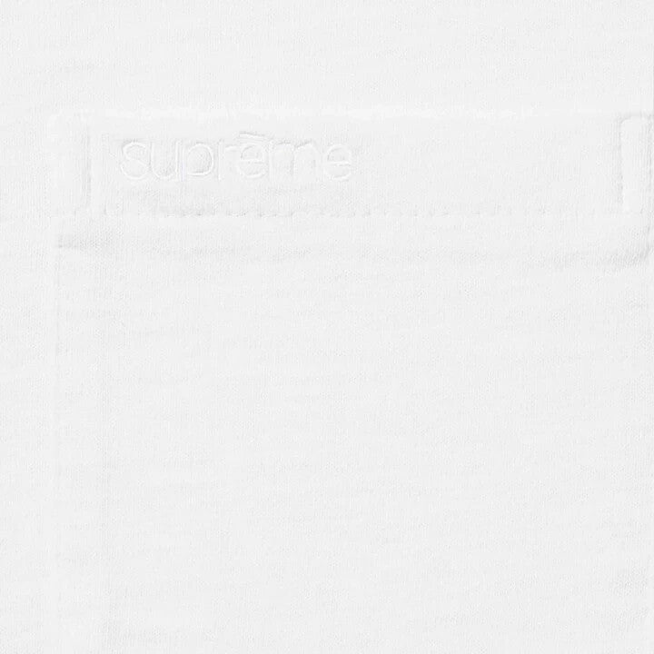 Supreme S/S Pocket Tee White