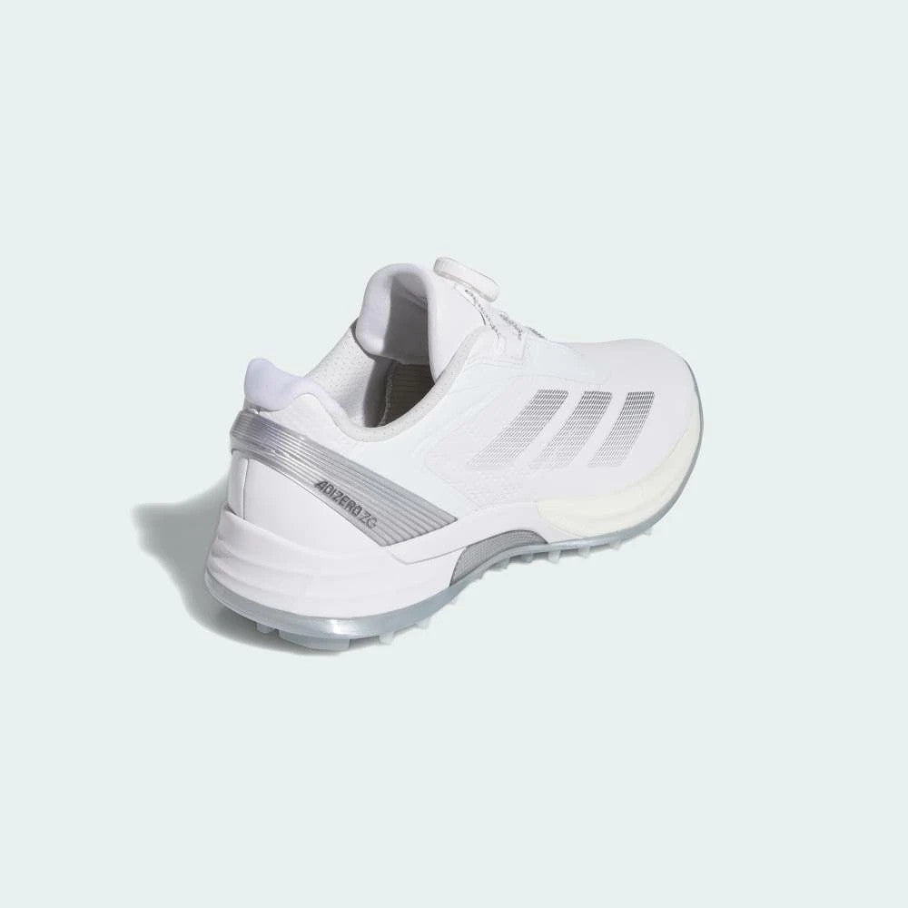 JS1764 adidas Adizero ZG Low Cut Boa Spikeless Golf Cloud White Silver (Women's)