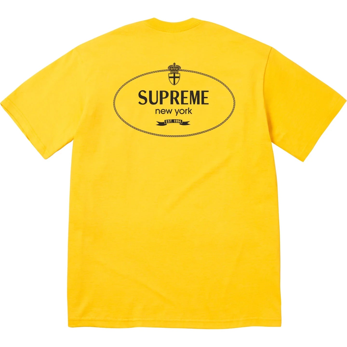 Supreme Crest Tee Yellow