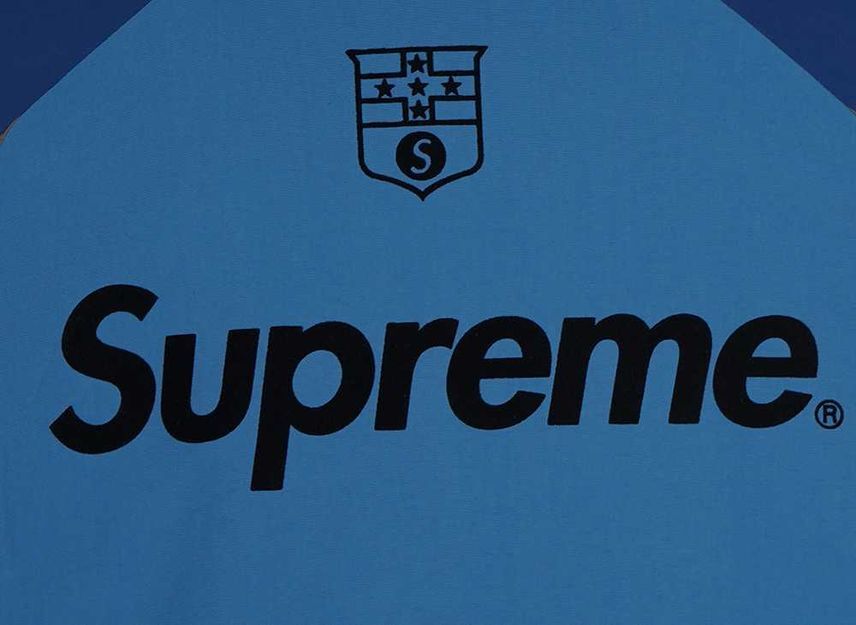 Supreme S Logo Track Jacket Navy