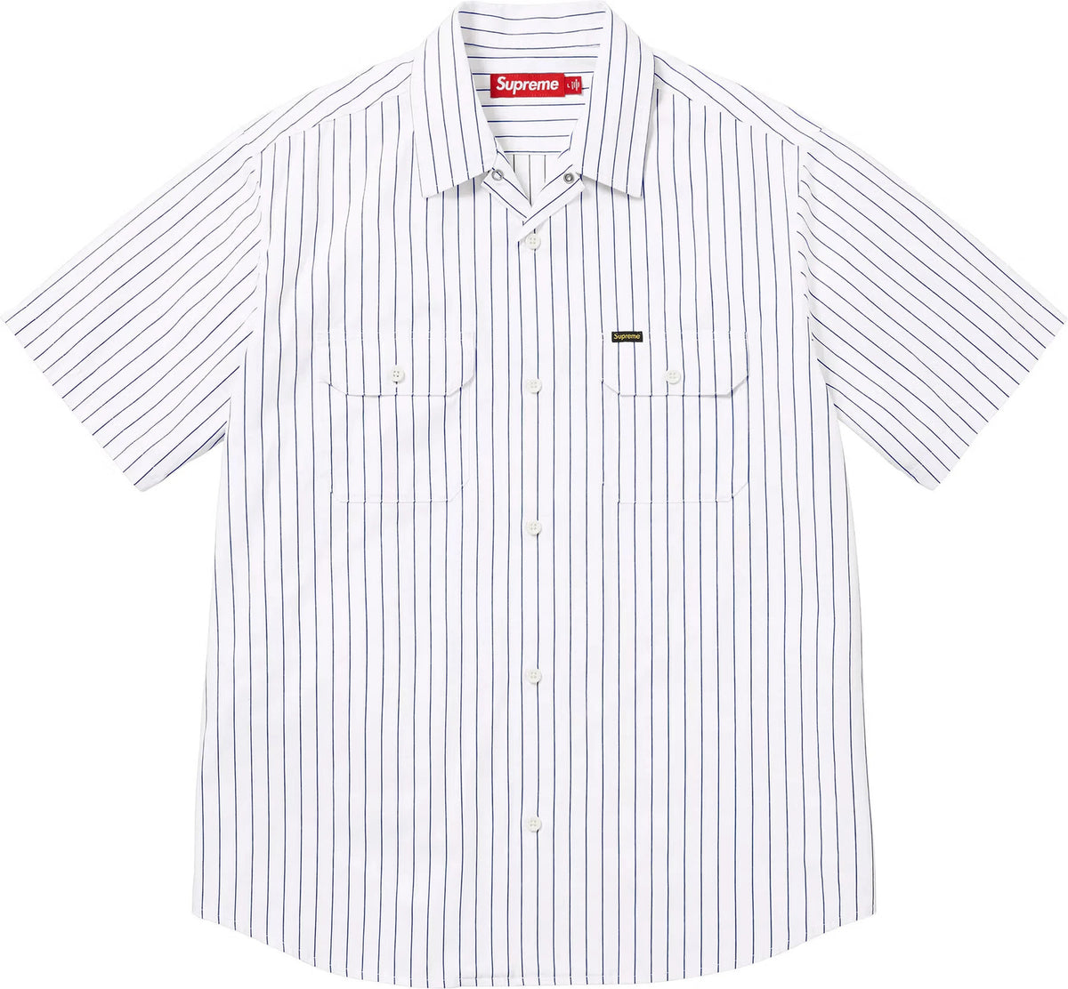 Supreme Ghostface S/S Work Shirt Stripe