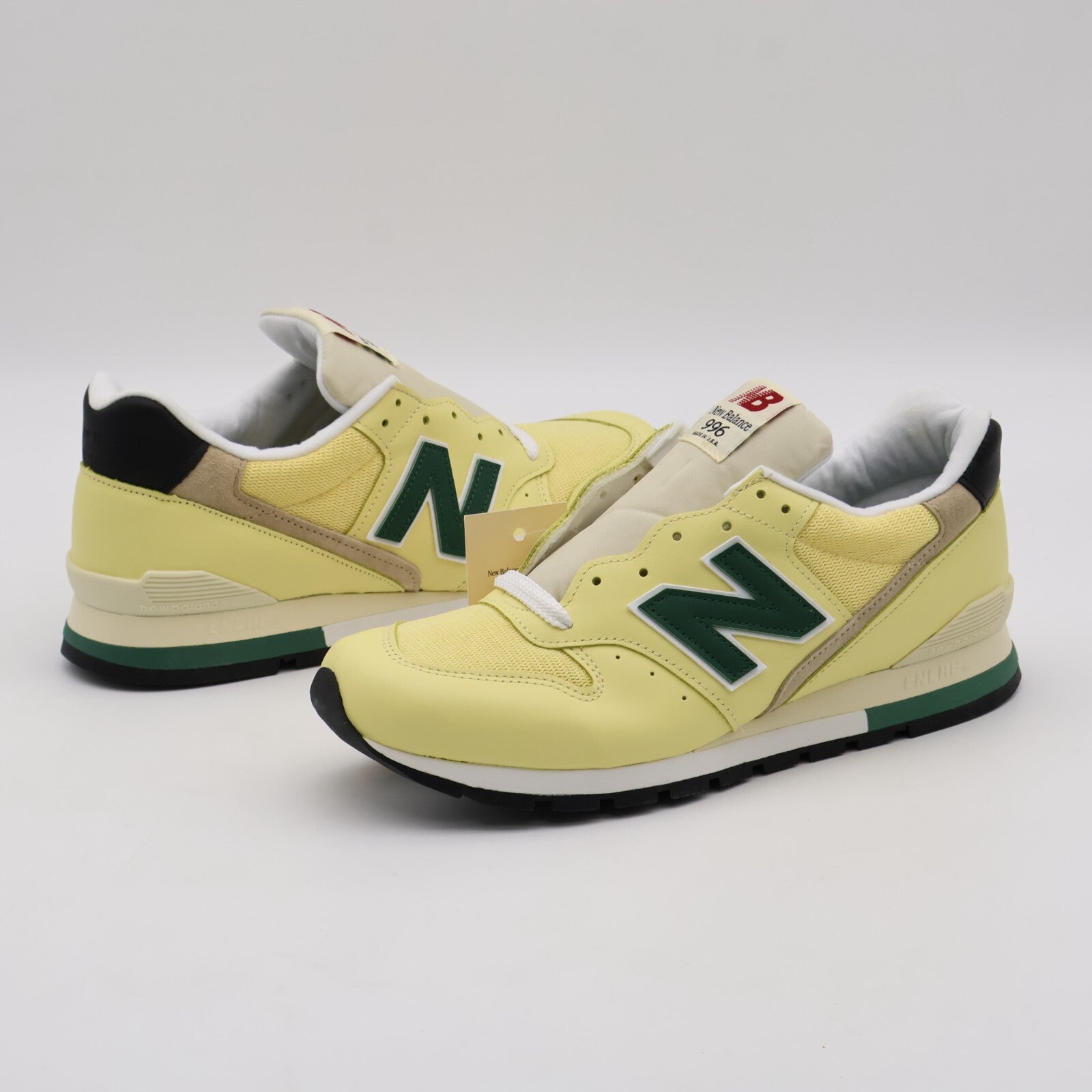 U996TD New Balance 996 Green Yellow Made in USA (Men's)
