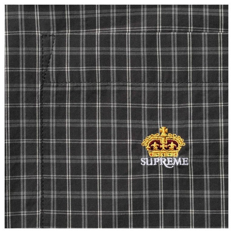 Supreme Mini Plaid Shirt Black