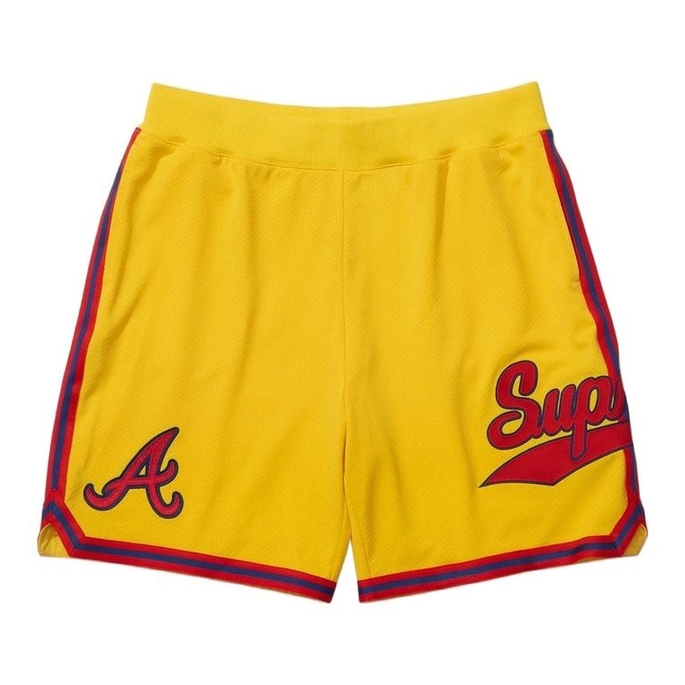 Supreme Mitchell Ness Teams Basketball Short Yellow
