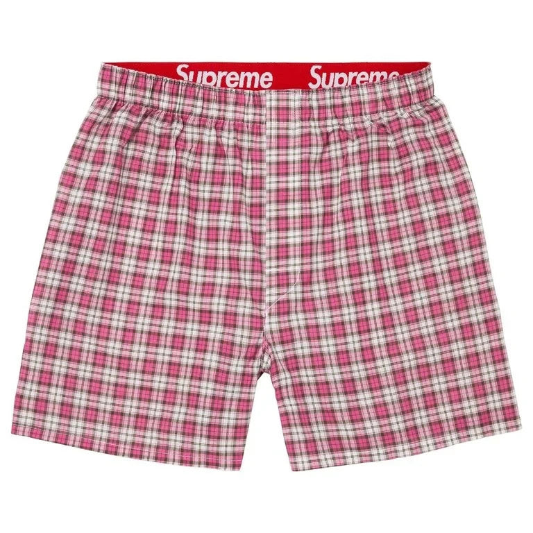 Supreme x Hanes Plaid Boxers (4 Pack) Multicolor