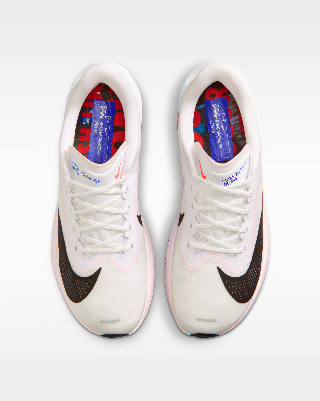 II7285-100 Nike Zoom Fly 6 "White/Silt Red/Racer Blue" (Men's)