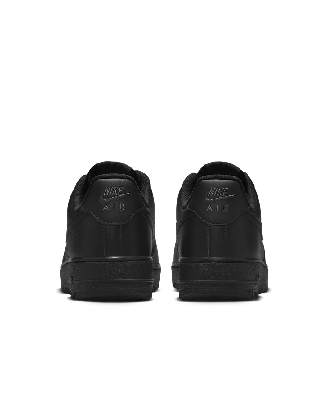 HV4403-001 Nike Air Force 1 Low Ribbon Laces Triple Black (Women's)