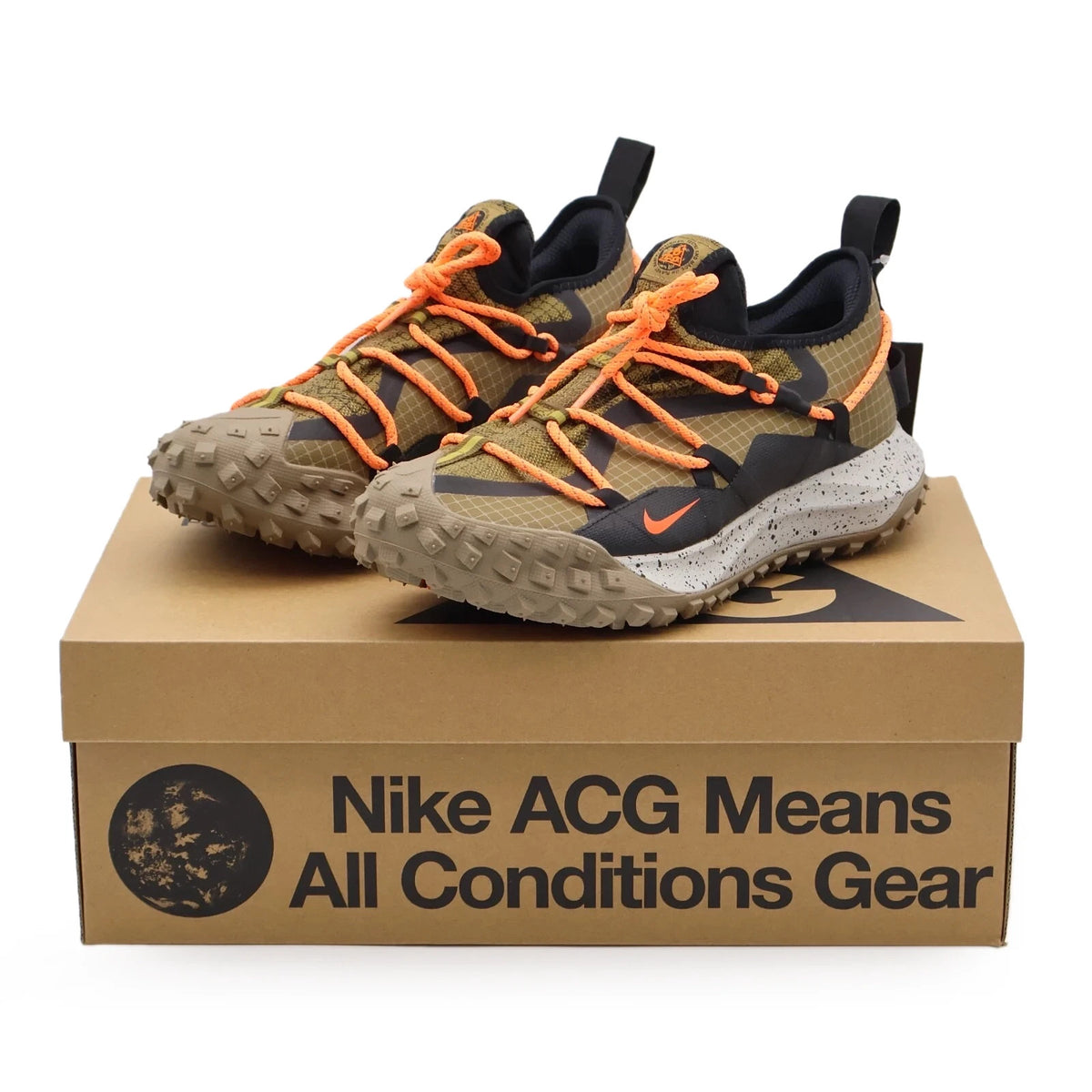 DD2861-200 Nike ACG Mountain Fly Low GTX Brown Hazel Rush Khaki Orange (Men's)