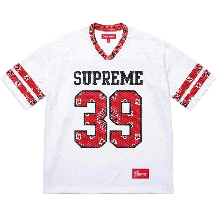 Supreme Bandana Football Jersey White