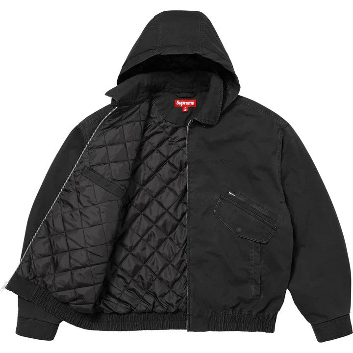 Supreme Hooded Utility Jacket Black