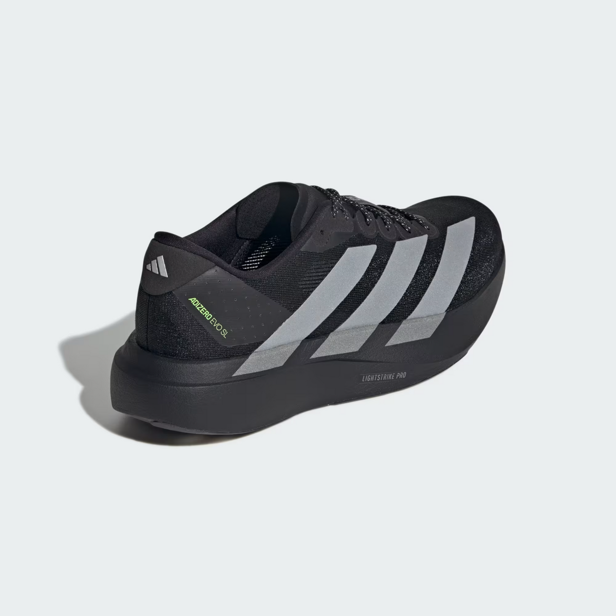 KJ1365 adidas Adizero Evo SL Core Black Silver Metallic (Men's)