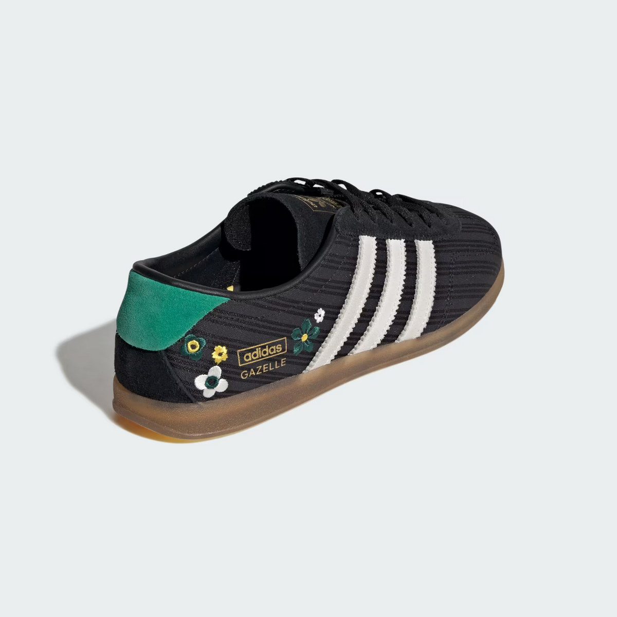 IH1890 adidas Gazelle Lo Pro Core Black Off White Gum (Men's)