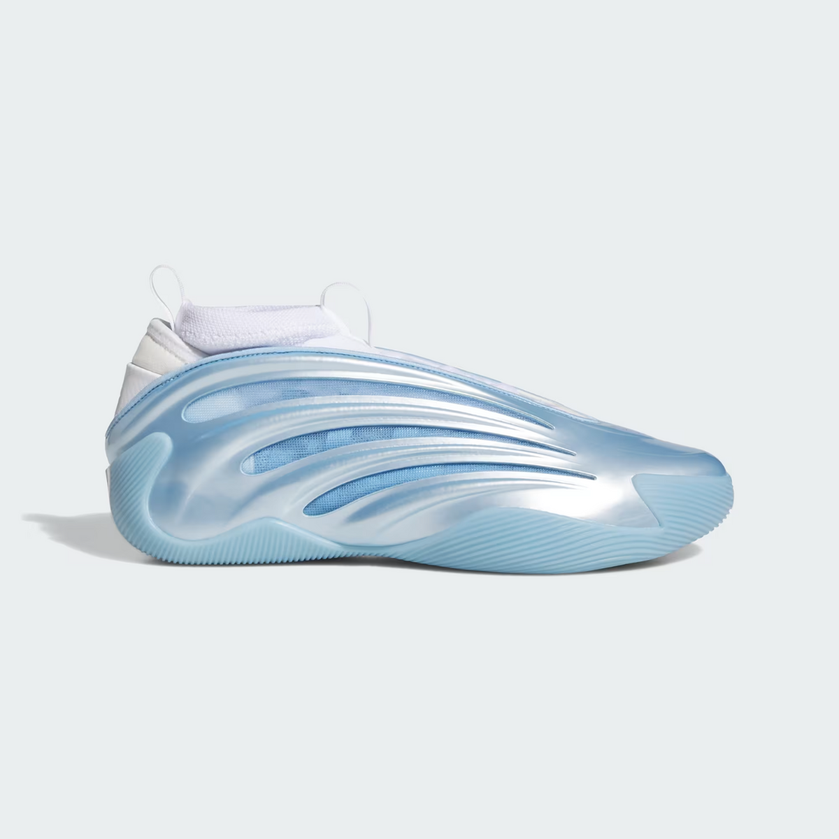 JH6482 adidas Harden Vol.9 Glow Blue Cloud White Core Black (Men's)