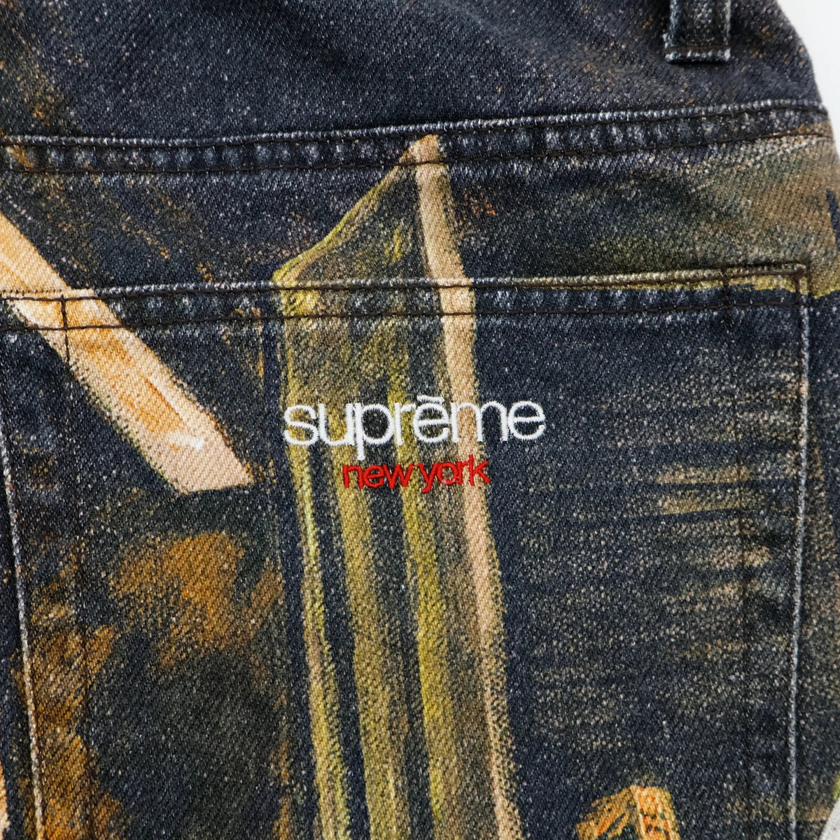 Supreme Ernie Barnes Baggy Denim Short Pool Hall
