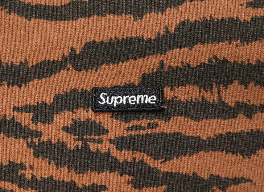 Supreme Small Box Zip Up Hooded Sweatshirt "Tiger"