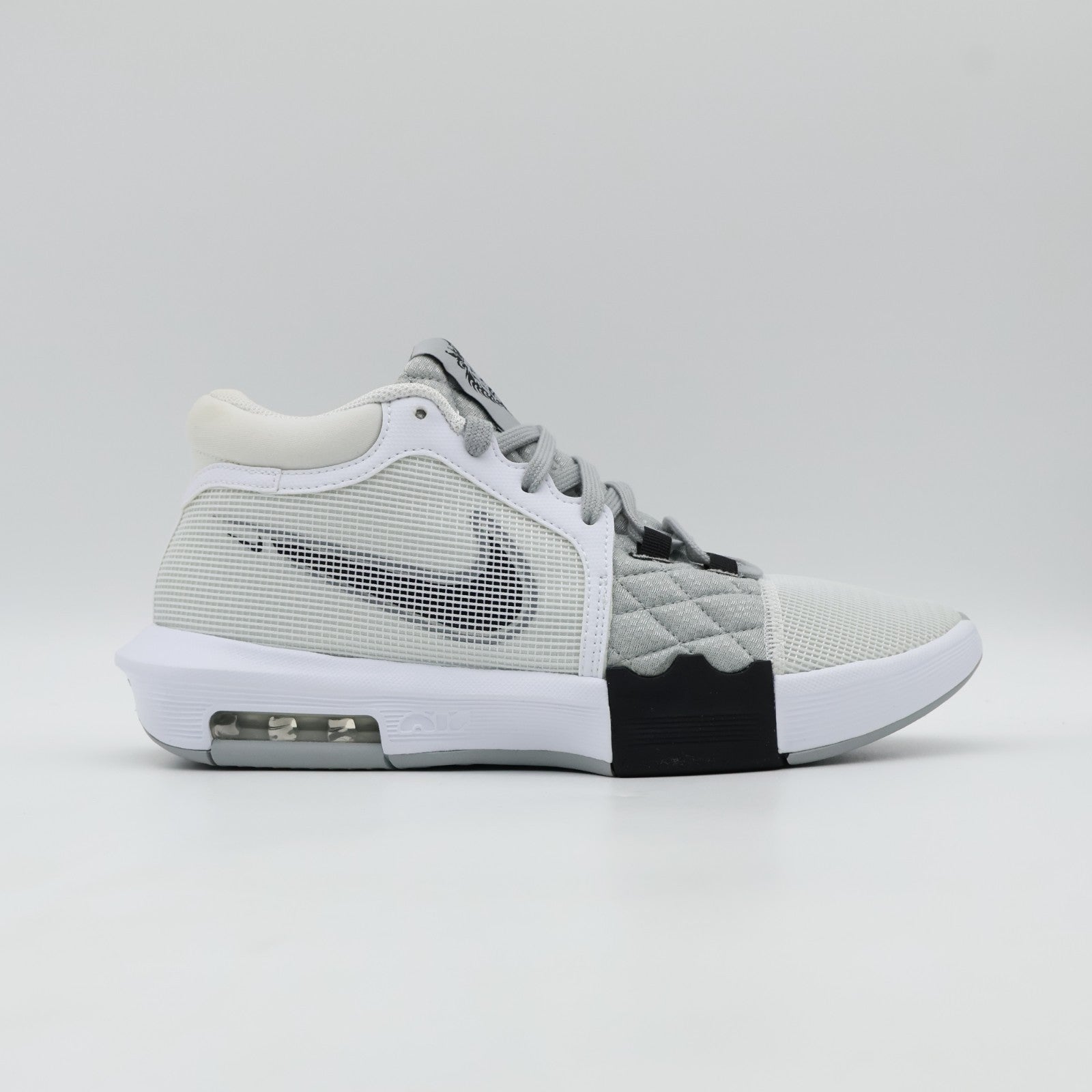 FB2237-100 Nike LeBron Witness 8 White Light Smoke Grey Black (Men's)