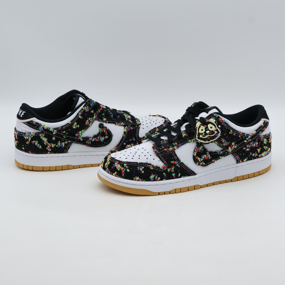 IB2263-100 Nike Dunk Low Panda White Gum Yellow (Men's)