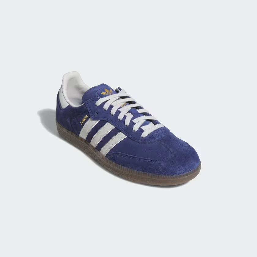JP8523 adidas Originals Samba ADV Dark Blue Grey One Gum (Men's)