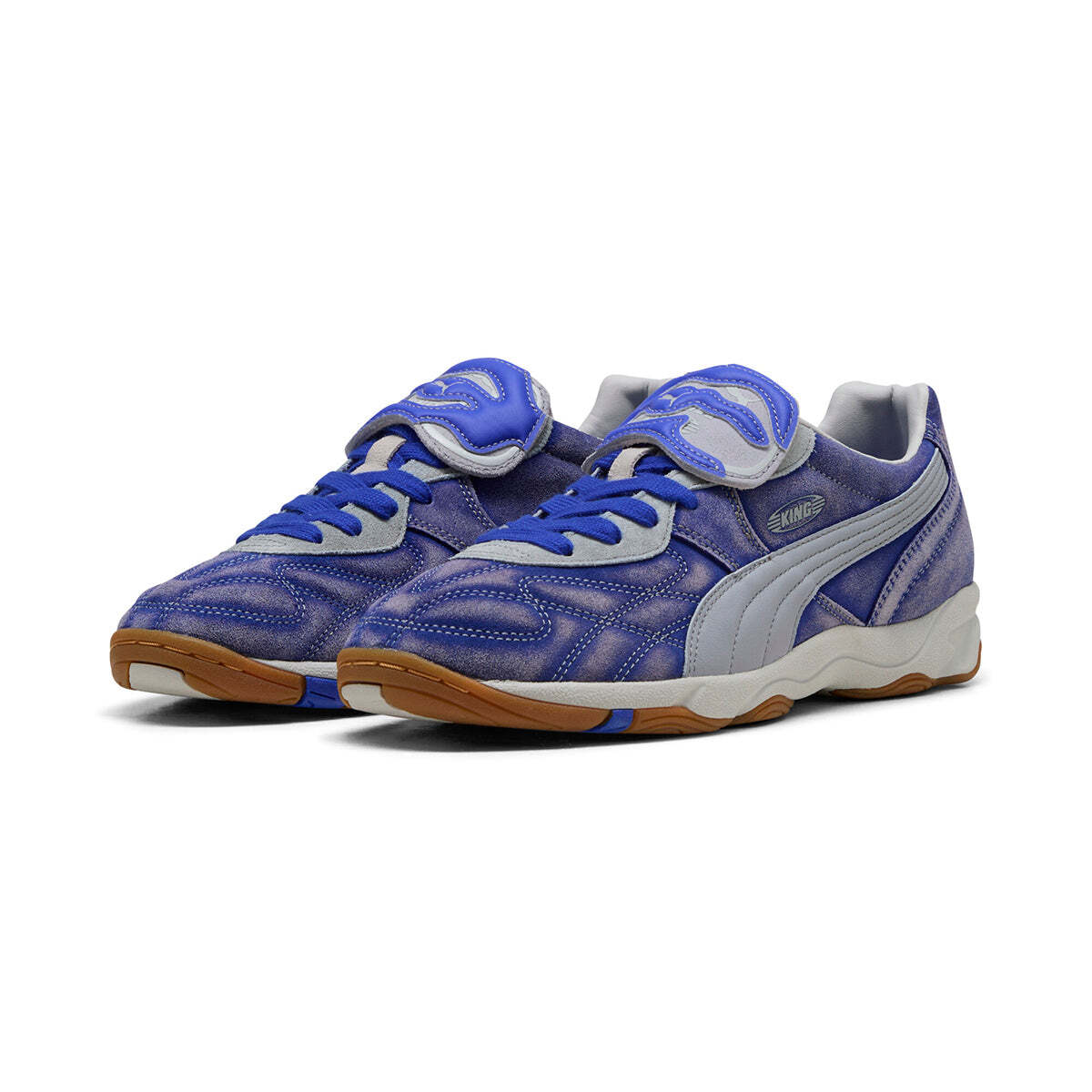 401180-01 Kidsuper Puma King Indoor Dart Blue Grey Fog (Men's)