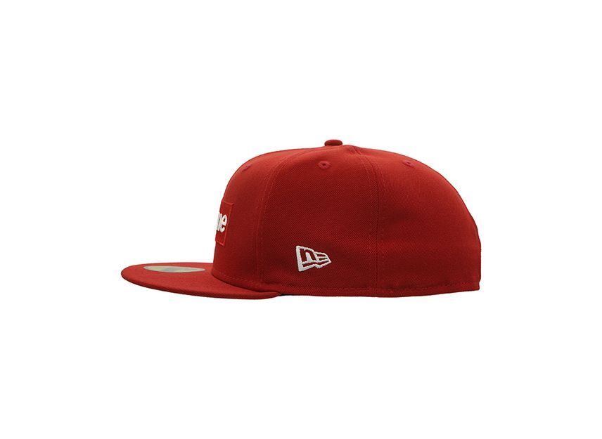 Supreme MLB Teams Box Logo New Era Red