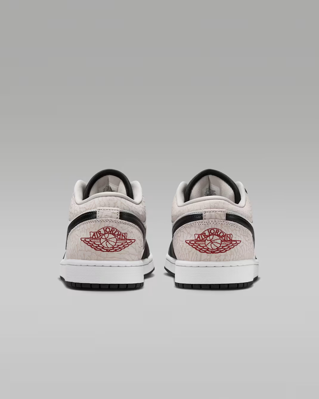IQ5490-007 Nike Air Jordan 1 Low SE "Black/White/Light Orewood Brown" (Men's)