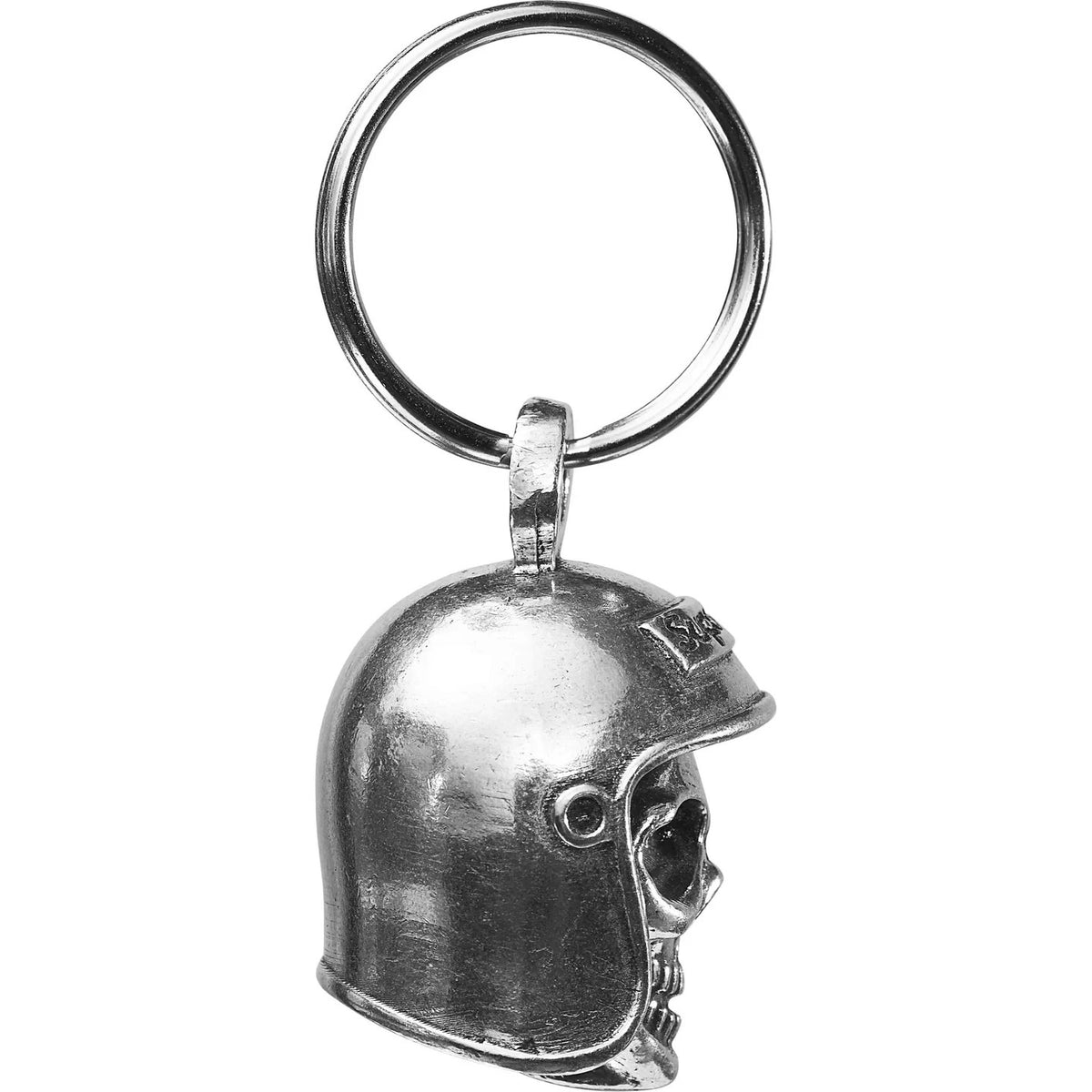 Supreme Skull Bell Keychain Silver