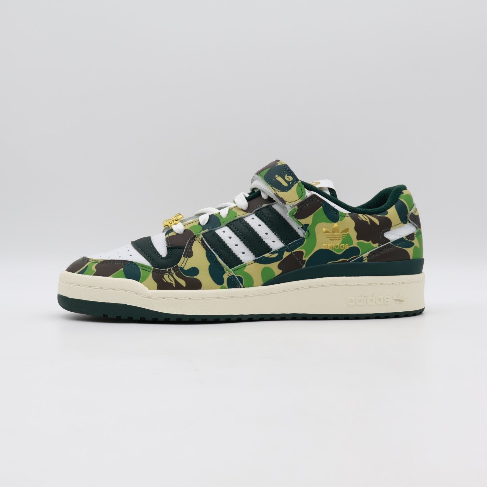 ID4771 BAPE adidas Forum 84 Low 30th Anniversary Green Camo (Men's)